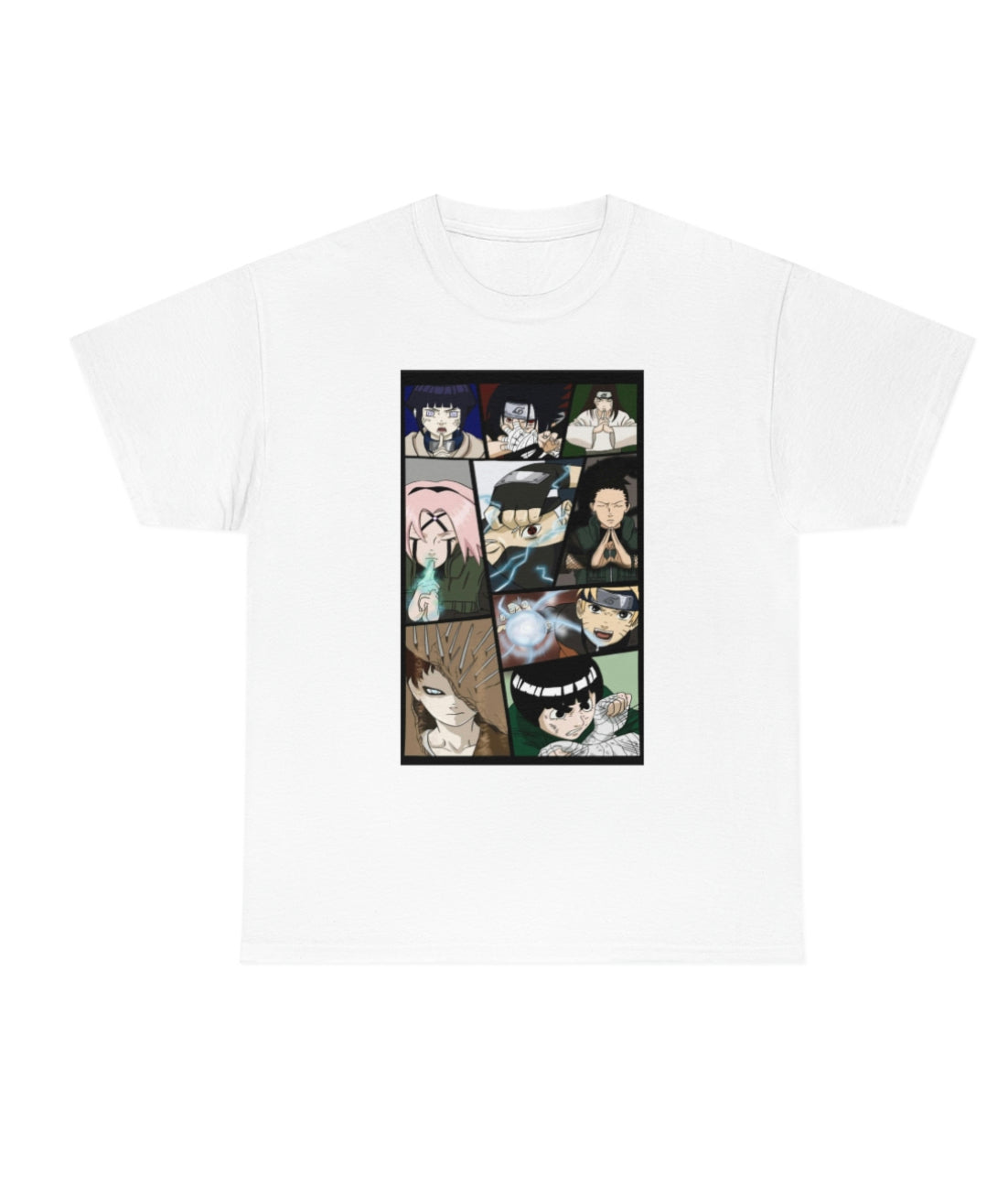 Naruto mash up graphic tee