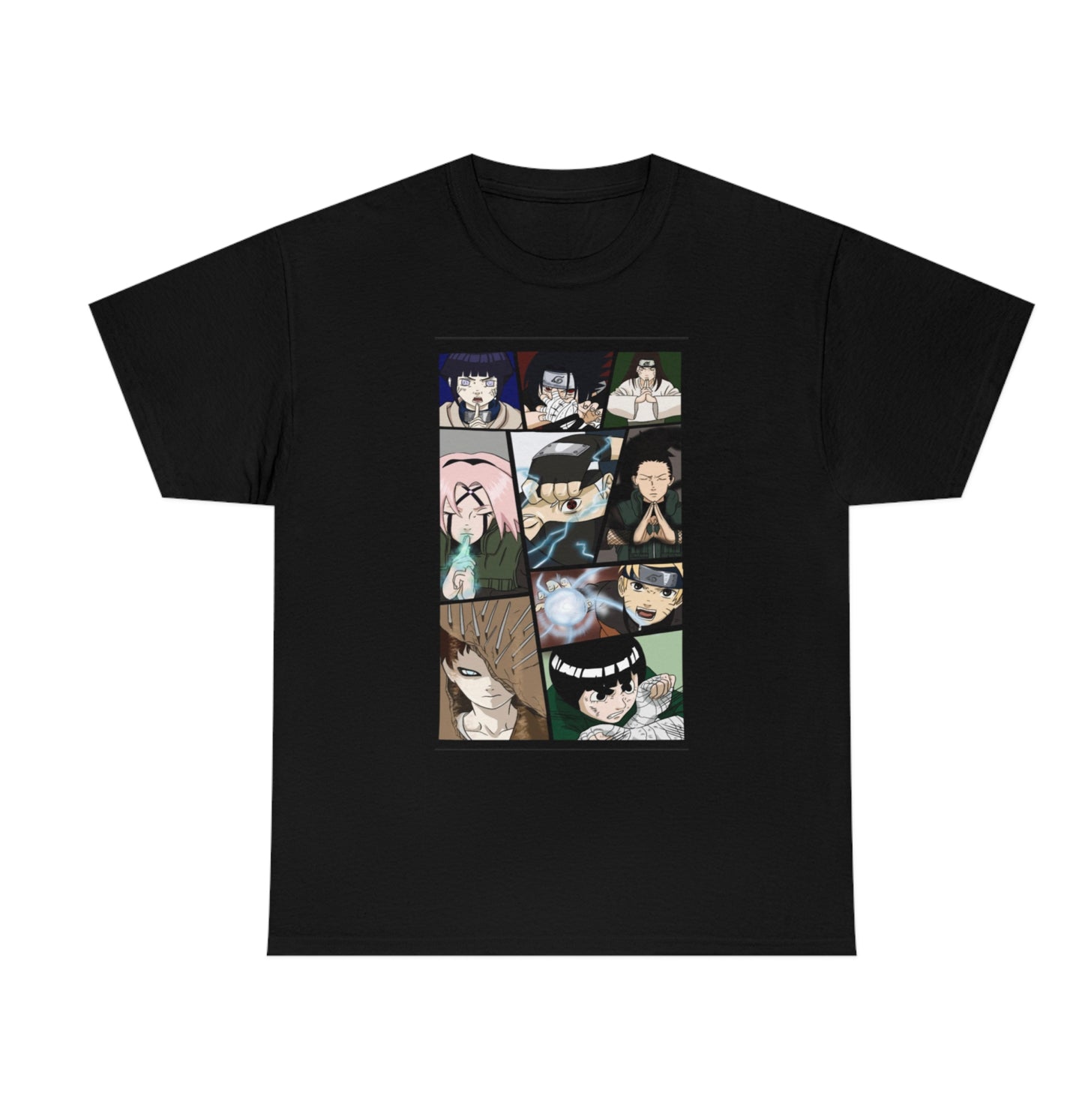 Naruto mash up graphic tee